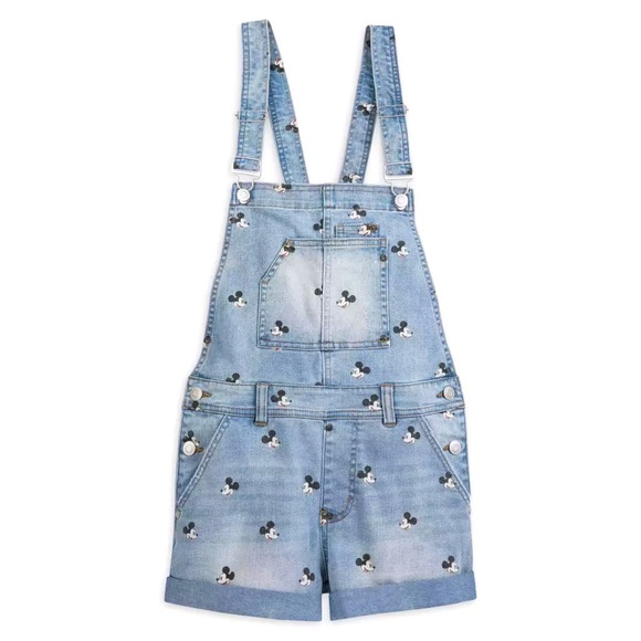 Disney Denim - NWT Mickey denim overall shorts (Juniors)